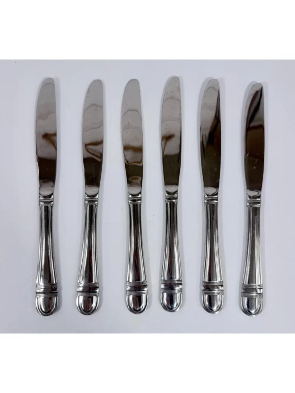 International Silver INS669 Pattern Set Of 6 Stainless Steel Knives Classic Chi